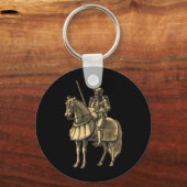 Porte-clés Chevalier monté (Recto)