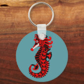 Porte-clés Chevalier rouge et noir (Recto)