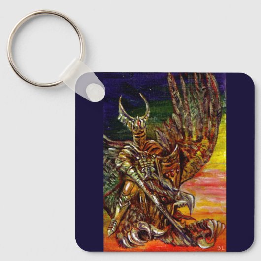 PORTE-CLÉS CHEVALIER SOMBRE (Recto)