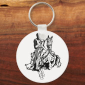 Porte-clés Chevalier templier (Recto)