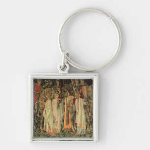 Porte-clés Chevaliers médiévaux de la Table Ronde