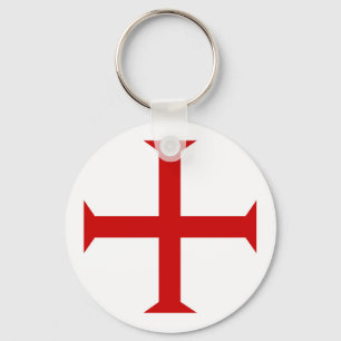 Porte-clés chevaliers templar croix-rouge malta teutonic hôpi