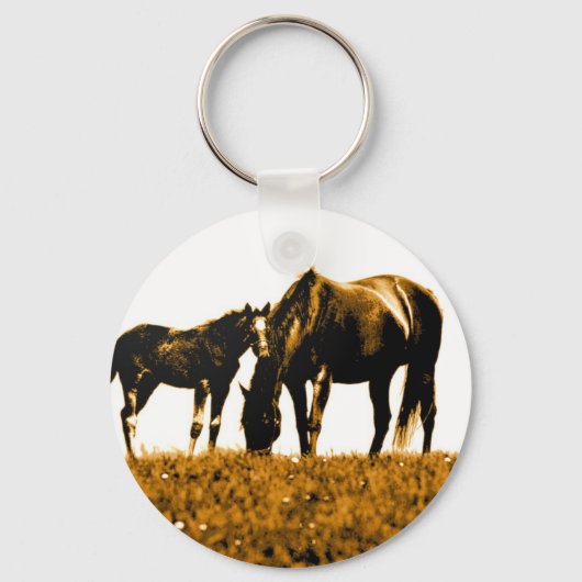 Porte-clés Chevaux (Recto)