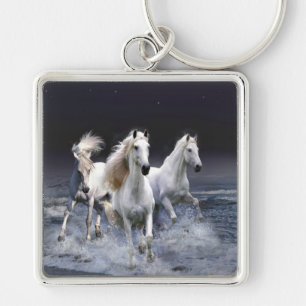 Porte-clés Chevaux à lancer l'oreiller