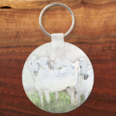 Porte-clés Chevaux blancs (Recto)