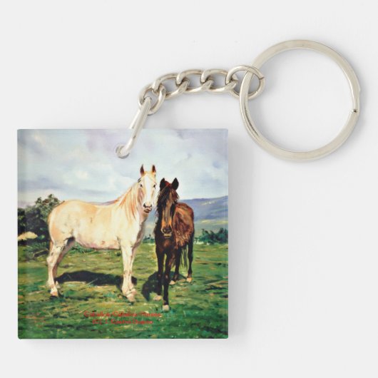 Porte-clés Chevaux/Cabalos/Horses (Dos)
