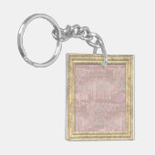 Porte-clés chevaux de carrousel rose (Devant gauche)