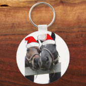 Porte-clés Chevaux de Noël (Recto)