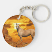 Porte-clés Chevaux d'imaginaire : Montagne (Dos)