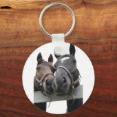 Porte-clés Chevaux en amour (Recto)