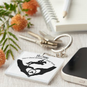 Porte-clés Chevaux Laisser des empreintes de Hoof sur votre c (Devant Droit)