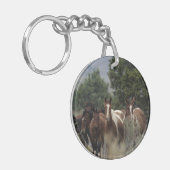 Porte-clés Chevaux sauvages 2 de mustang (Devant gauche)