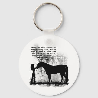 Porte-clés Chevaux - Vous êtes aimés