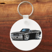 Porte-clés Chevelle Black Convertible 1969 (Recto)