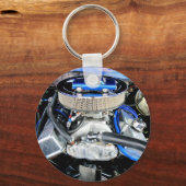 Porte-clés Chevelle bleu 1965 (Recto)