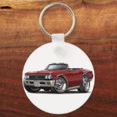 Porte-clés Chevelle Maroon Convertible 1966 (Recto)
