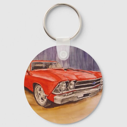 Porte-clés chevelle porte - clé hotrod (Recto)