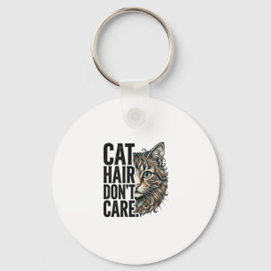 Porte-clés Cheveux de Chat N'ont Aucune Importance Gravure Vi