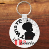 Porte-clés Cheveux naturels : Totalement tordu (Recto)