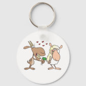 Porte-clés Chèvre Et Mouton En Amour (Recto)