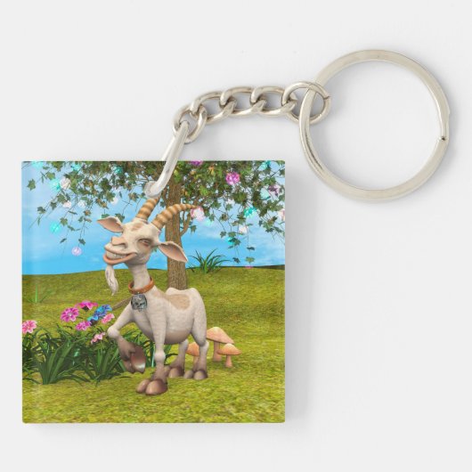 Porte-clés Chèvre Joyeuse (Dos)