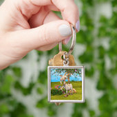 Porte-clés Chèvre Joyeuse (main)