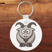 Porte-clés Chèvre pâle (Recto)