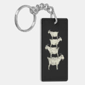Porte-clés Chèvre Retro (Devant gauche)