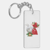 Porte-clés Chèvre Saanen Avec Esprit De Vacances (Devant gauche)