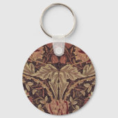 Porte-clés Chèvrefeuille par William Morris, Art de fleurs de (Recto)