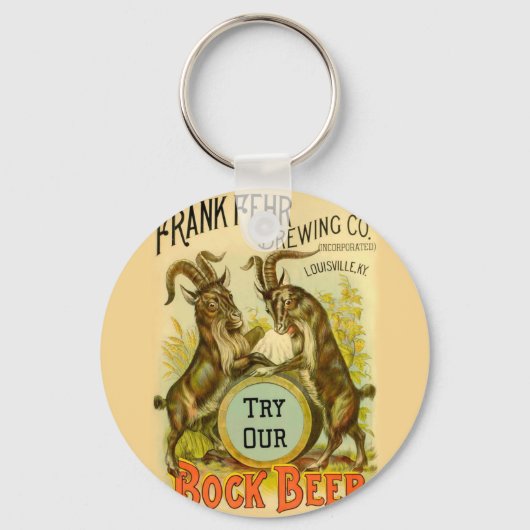 Porte-clés Chèvres Bock Bière Publicité (Recto)