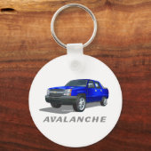 Porte-clés Chevrolet Avalanche Blue (Recto)
