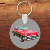 Porte-clés Chevrolet Bel Air Classic Car 1957 (Recto)