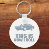 Porte-clés Chevrolet Chevelle SS 454 1970 (Recto)