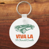 Porte-clés Chevrolet Corvette 1958 (Recto)