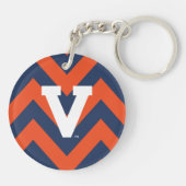 Porte-clés Chevron Cavaliers de Virginie (Dos)