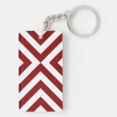 Porte-clés Chevrons rouges et blancs (Dos)