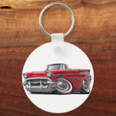 Porte-clés Chevy Belair Red Convertible 1957 (Recto)