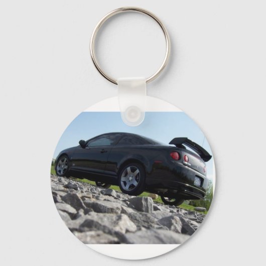 Porte-clés Chevy Cobalt SS surchargé sur rochers porte - clé (Recto)