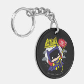 Porte-clés Chibi Batgirl Prêt Pour L'Action (Devant gauche)