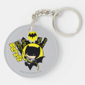 Porte-clés Chibi Batman Évolue La Ville (Dos)