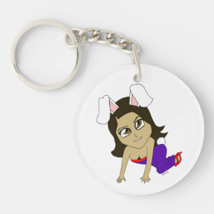 Porte-clés chibi bunnygirl