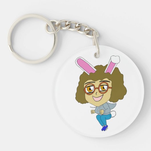 Porte-clés chibi bunnygirl (Devant)