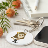 Porte-clés chibi catgirl (Devant Droit)