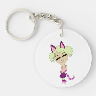 Porte-clés chibi catgirl