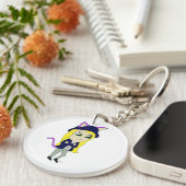 Porte-clés chibi catgirl (Devant Droit)