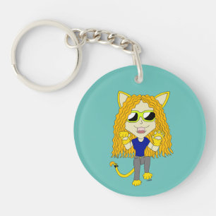 Porte-clés Chibi Catgirl avec pattes