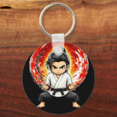 Porte-clés Chibi Dojo Endurance Clear Mind (Recto)