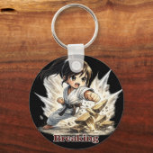 Porte-clés Chibi Dojo Sparring Breaking (Verso)