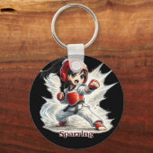 Porte-clés Chibi Dojo Sparring Breaking (Recto)